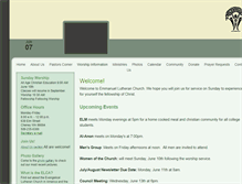 Tablet Screenshot of emmanuelcheney.org